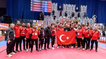 Türk Taekwondocular Romanya'da 39 Madalya Kazandı