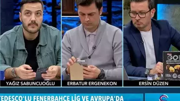 Spor yorumcuları, Balıkesir'deki depreme canlı yayında yakalandı