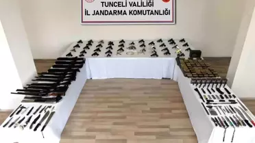 Tunceli'de Silah Kaçakçılığı Operasyonu