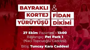 Cumhuriyet Bayramı Yürüyüşü ve Fidan Dikimi