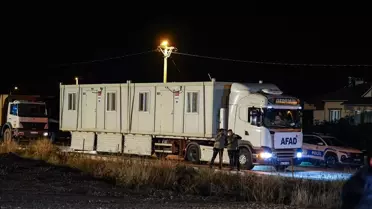 AFAD, Depremzedeler İçin 100 Konteyner Kurulumuna Başladı