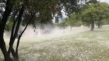 Antalya'da Sağanak ve Dolu Felaketi