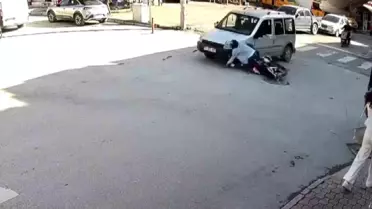 Hatay'da Motosiklet Kazası: Kask Hayat Kurtardı