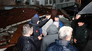 Bakan Yerlikaya Sındırgı'da İnceleme Yaptı