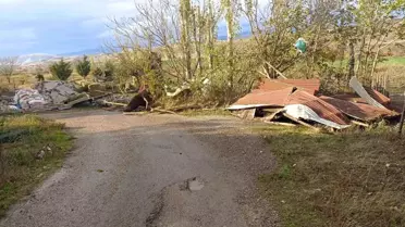 Beypazarı'nda Dolu Fırtınaya Dönüştü
