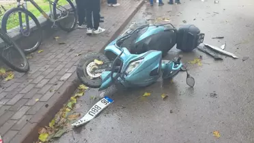 İnegöl'de Motosiklet Kazası: Sürücü Ağır Yaralı