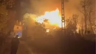 Çankırı'da Korkutan Yangın