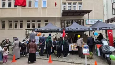 Çaykara'da Gazze İçin Kermes Düzenlendi
