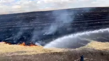 Silvan'da Anız Yangını