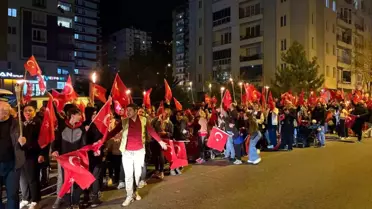 Erciyes Koleji'nden Coşkulu Fener Alayı