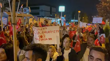 TED Hatay Koleji’nden Meşaleli Fener Alayı