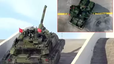 İlk kez test sürüşüne çıktı: İşte TSK'nın çelik yumruğu Altay tankı