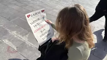 Öğrencilerden Cumhuriyet Gazetesi