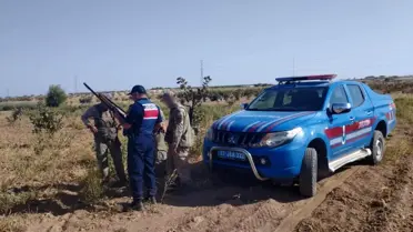 Gaziantep'te İzinsiz Avlanan Şahsa Ceza