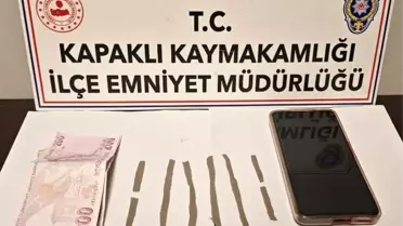 Kapaklı'da Uyuşturucu Satıcısı Yakalandı