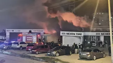 Kastamonu'da Atölyede Yangın Çıktı