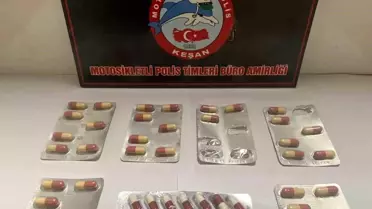 Keşan'da Sentetik Ecza Ele Geçirildi