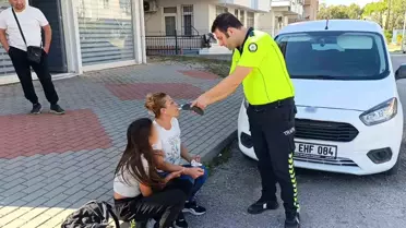 Manavgat'ta Kaza: Motosiklet ve Otomobil Çarpıştı