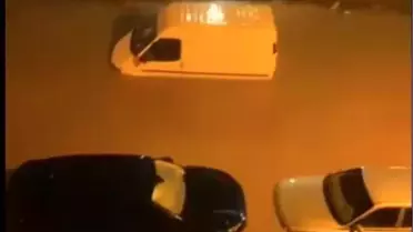 Bergama'da Kuvvetli Sağanak Sele Neden Oldu