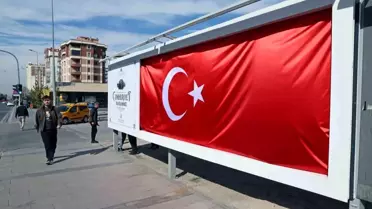 Talas Belediyesi'nden Cumhuriyet Bayramına özel konsept