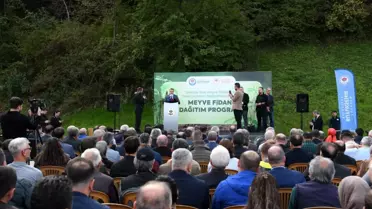 Trabzon'da Yerel Meyve Fidanları Dağıtımı Yapıldı