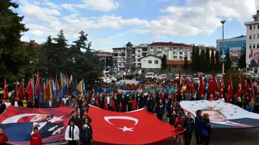 Vezirköprü'de Cumhuriyet Yürüyüşü