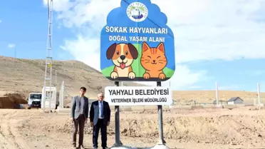Yahyalı Belediyesi'nden Sokak Hayvanlarına Doğal Yaşam Alanı