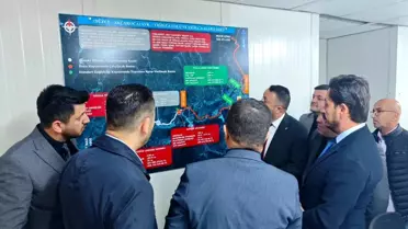 Akçaören Viyadüğü Çalışmaları İncelendi