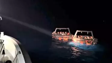 Datça Açıklarında 32 Göçmen Kurtarıldı