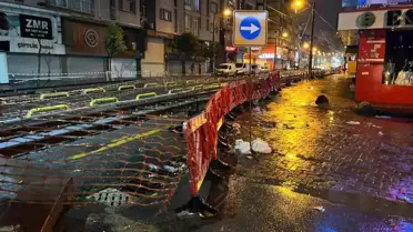 Zeytinburnu'nda Tramvay Seferleri Aksadı