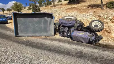 Gölbaşı'nda Traktör Devrildi: 2 Yaralı