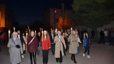 Bulanık'ta Fener Alayı Coşkusu