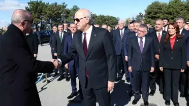 Cumhuriyet Bayramı Anıtkabir'de Kutlandı