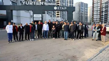 Elazığ'da Site Sakinleri Yüksek Aidat Artışına Tepki Gösterdi