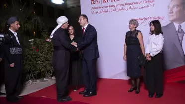 Erbil'de Türkiye Cumhuriyeti'nin 102. yılı dolayısıyla resepsiyon düzenlendi