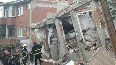 Gebze'de 5 katlı bina çöktü! Enkaz altında kalanlar var