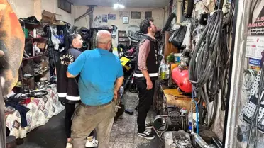 İskenderun'da Motosiklet Tamircilerine Denetim
