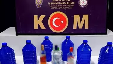 Isparta'da Kaçak Elektronik ve Alkol Operasyonu