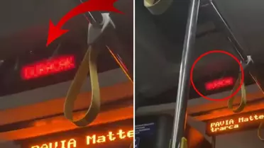 İtalya'daki otobüste gördüğü yazı şaşkına çevirdi: Kafayı yedim galiba