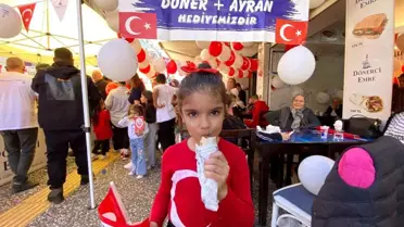İzmir'de Çocuklara Ücretsiz Döner İkramı
