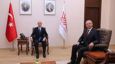 KOÜ Rektörü YÖK Başkanını Ziyaret Etti