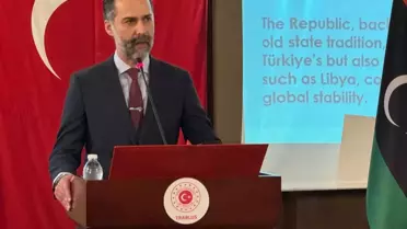 Libya'nın başkenti Trablus'ta 29 Ekim Cumhuriyet Bayramı kutlandı