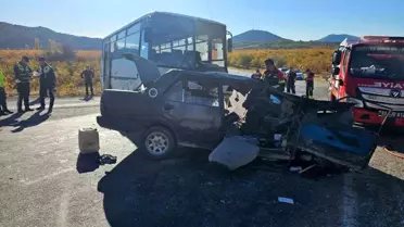 Mersin'de Midibüs-Otomobil Kazası: 3 Ölü, 12 Yaralı