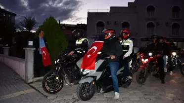Vezirköprü'de Motosiklet Korteji