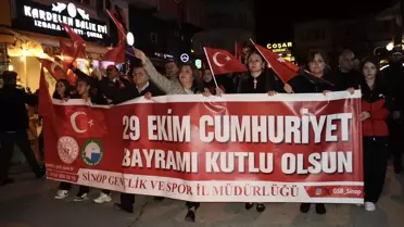 Sinop'ta Cumhuriyet Bayramı Coşkusu