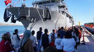 TCG Alemdar Tekirdağ'da Ziyarete Açıldı
