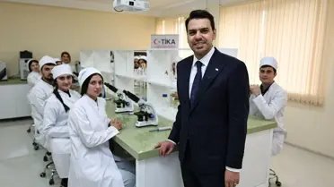 TİKA'dan Azerbaycan'a Eczacılık Laboratuvarı