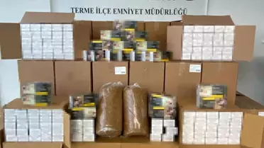 Samsun'da Tütün Operasyonu: 461 Bin Makaron Ele Geçirildi