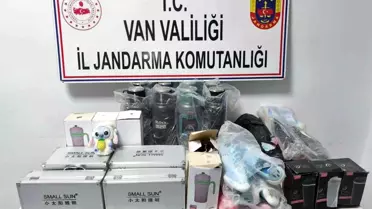 Van'da Gümrük Kaçağı Malzemelere Operasyon
