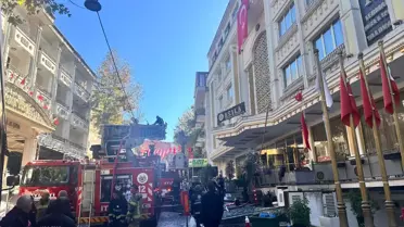 Termal'de Otelde Yangın Kontrol Altına Alındı